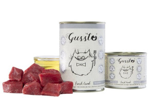 Gussto Cat | Fresh | Puszka 400g - Fresh Lamb | Jagnięcina 400g
