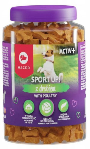 MACED | Active+ | Mięsne przysmaki dla psa 300g - Sport Up z drobiem 300g