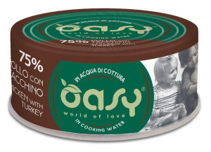 Oasy | More Love | Adult - Puszka 70g - Kurczak z indykiem 70g