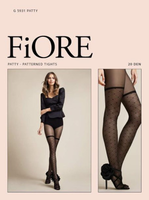 FIORE PATTY Rajstopy 20 DEN 3-M/black