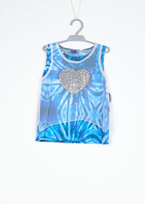 Top Dziewczęcy Tie Dye Ok! Na 6 Lat