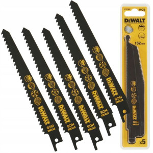 Dewalt Brzeszczoty Piły Szablastej Drewna 152mm 5x