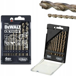 Zestaw Wierteł Do Metalu 1-10 Cobalt Dewalt Dt5935