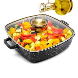 Garnek ceramiczny kwadratowy KINGSTONE 3,3L INDUKCJA