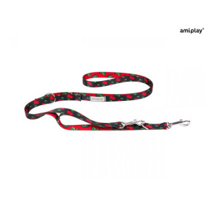 Amiplay Smycz 7in1 BeHappy Rozmiar S Cherry