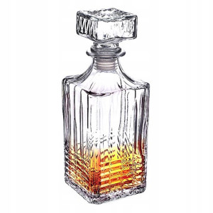 Karafka Do Whisky Szklana Butelka Na Wino Wodę 0,9