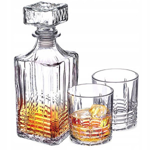 Zestaw Karafka Do Whisky Szklanki 0,9 L Komplet Xl