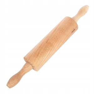Wałek Do Ciasta Nieruchomy Drewniany Duży 37 Cm
