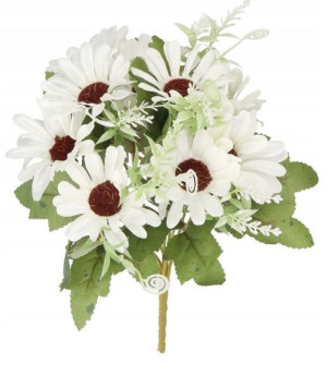 Margaretki Gerbera Bukiet Sztuczne Rośliny Kwiaty