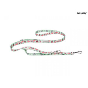 Amiplay Smycz 7in1 BeHappy Rozmiar M Flamingo