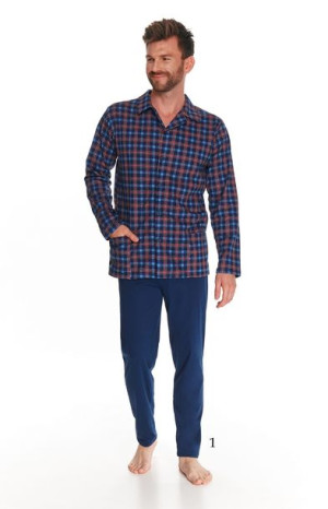 Taro Piżama Męska Długa Richard 2637 4xl-6xl