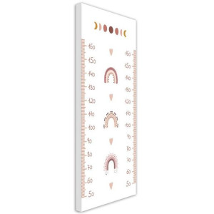 MIARKA WZROSTU DLA DZIECKA Tęcza Boho 60x150