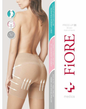 FIORE PRESS UP - Rajstopy 20 DEN k.:natural r.:4-L