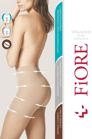 FIORE PRESS UP - Rajstopy 20 DEN k.:light natural r.:4-L