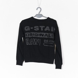 Bluza Dziewczęca Czarna Polarowa Z Nadrukiem Raw R. 152