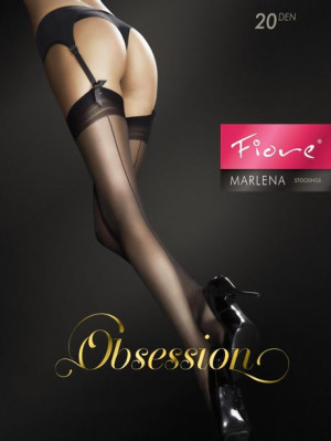 FIORE MARLENA Pończochy do paska 20 3-M/black