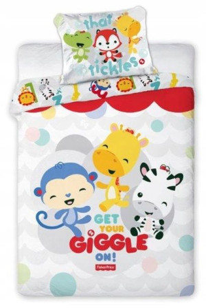 Pościel do łóżeczka 100x135cm Fisher Price ZOO