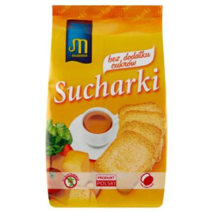 Sucharki Mamut Bez Dodatku Cukrów 225g-10sztuk