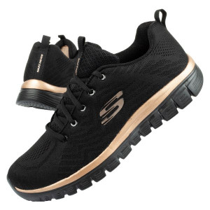 Buty sportowe Skechers Get Connected [12615-BKRG]