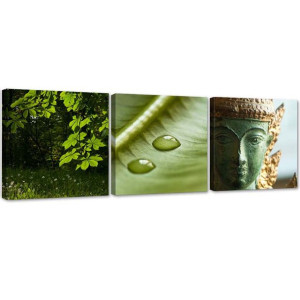 ZESTAW OBRAZÓW Buddha Natura 90x30
