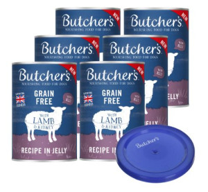 BUTCHER'S Original Recipe in Jelly, karma dla psa, kawałki z jagnięcina w g