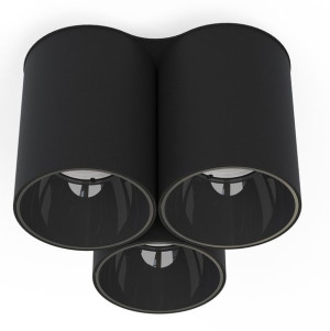 Lampa sufitowa, spot EYE TONE III czarna