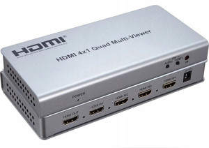 Dzielnik Hdmi 4 Na 1 Quad Multi Viewer Przełącznik