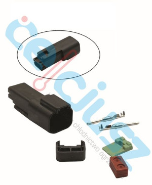 Wtyczka Cewka Klimatyzacji Uniwersalna 2-pin