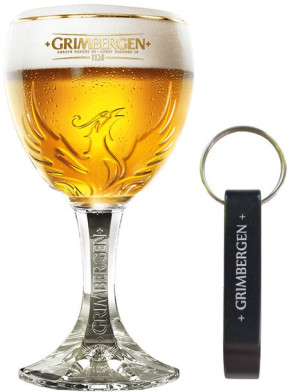 DUŻY 500ml 0,5l Kielich Pokal Kufel Szkło Grimbergen + GRATIS