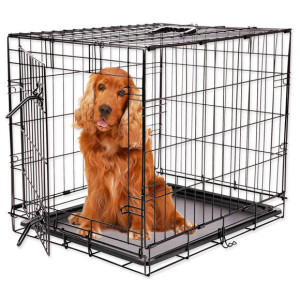 DOG FANTASY Metalowa klatka transportowa dla psa rozm M
