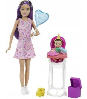BARBIE Skipper Opiekunka Urodziny GRP40 lalki