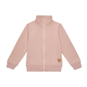 Bluza z suwakiem i stójką Beni różowa  128/134