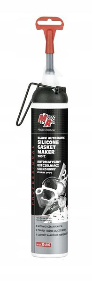Uszczelniacz silikonowy MA Professional 20-A97 200 ml czarny