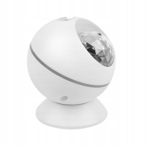 Lampka Nocna Led 2w1 Projektor Gwiazd Obrotowa 360