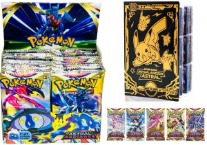 Zestaw Pokemon Karty Mega 360 Astral Album Prezent