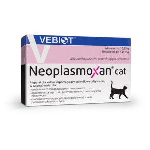 Neoplasmoxan Cat Preparat Dla Kota z Zdiagnozowanym Nowotworem 30 Tabletek