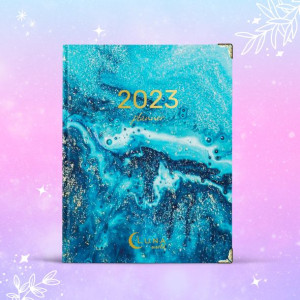 Kalendarz Planer 2023 dzienny AQUA