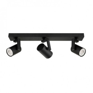 Lampa sufitowa, listwa MOLA 3 czarna