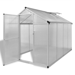 Emaga Szklarnia ogrodowa ze wzmacnianą aluminiową ramą, 4,6 m²