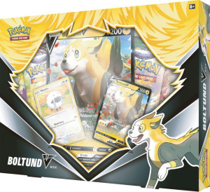 BOLTUND FOIL V BOX +promo +4 boostery karty +KOD POKEMON TCG ONLINE