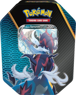 Pokemon TCG V Summer Tin 4x Booster + KOD +PROMO Hisuian Samurott