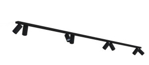 Lampa sufitowa, listwa MONO VIII czarna