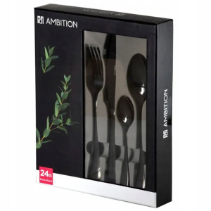 Am-s.enna Black Kpl Sztucce 24el Giftbox