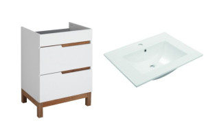 Szafka z szufladami + umywalka ASTOR SPEK 60 cm