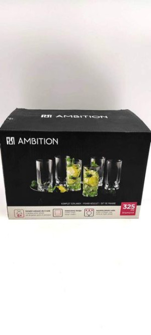 Am - 41442 - 6 Szkl. W/325ml Diamond (ambition) / 64683