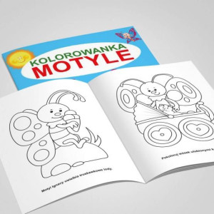 Kolorowanka Motyle