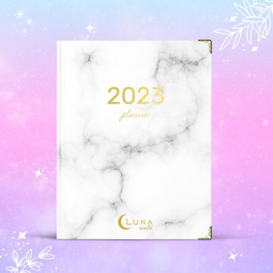 Kalendarz Planer 2023 dzienny MARMUR