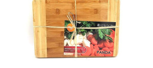 Am - Panda Deska Do Kroj. Bam. 35x25x2cm Paski Grub. / 62871