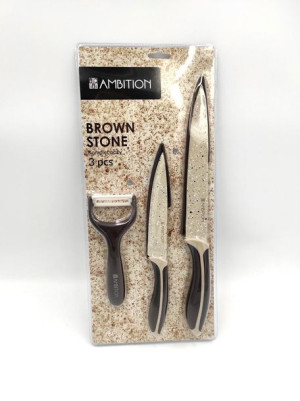 Am-brown Stone 3el.kpl Nozy Z Obier
