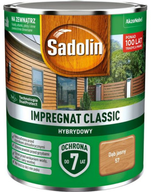 AKZO Sadolin Classic Hybrydowy Dąb Jasny 0,75L